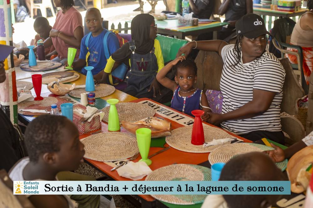 Dejeuner lagune de Somone