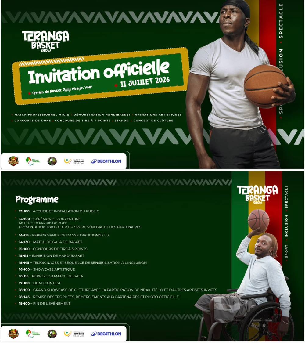 Affiche Teranga Basket Show