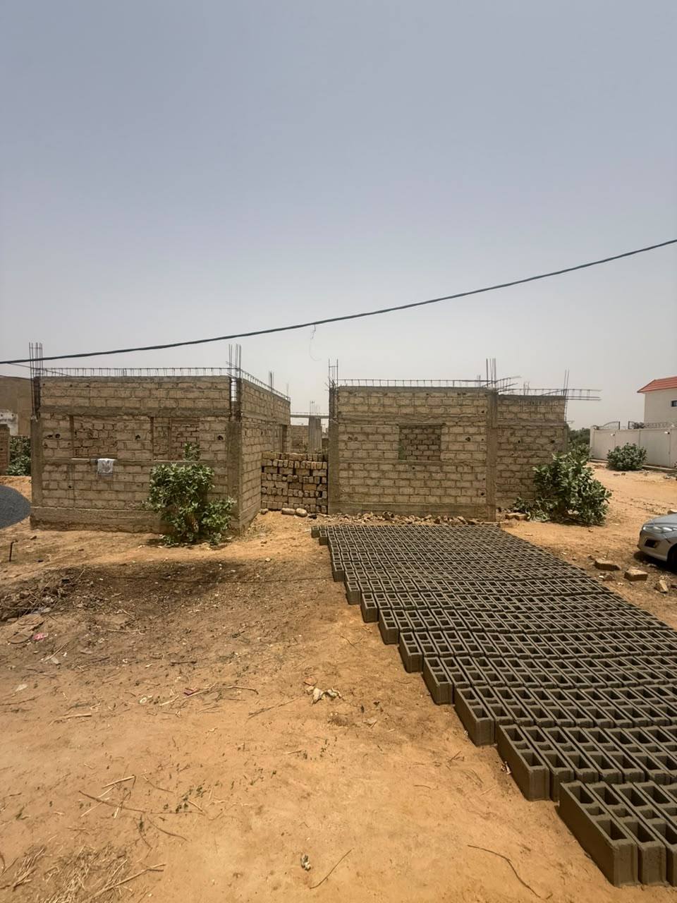 Vue d'ensemble construction Touba