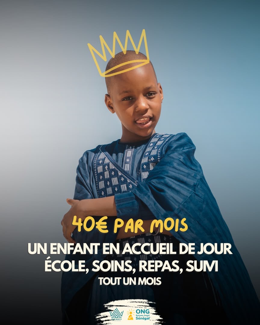 40 euros par mois - accueil de jour